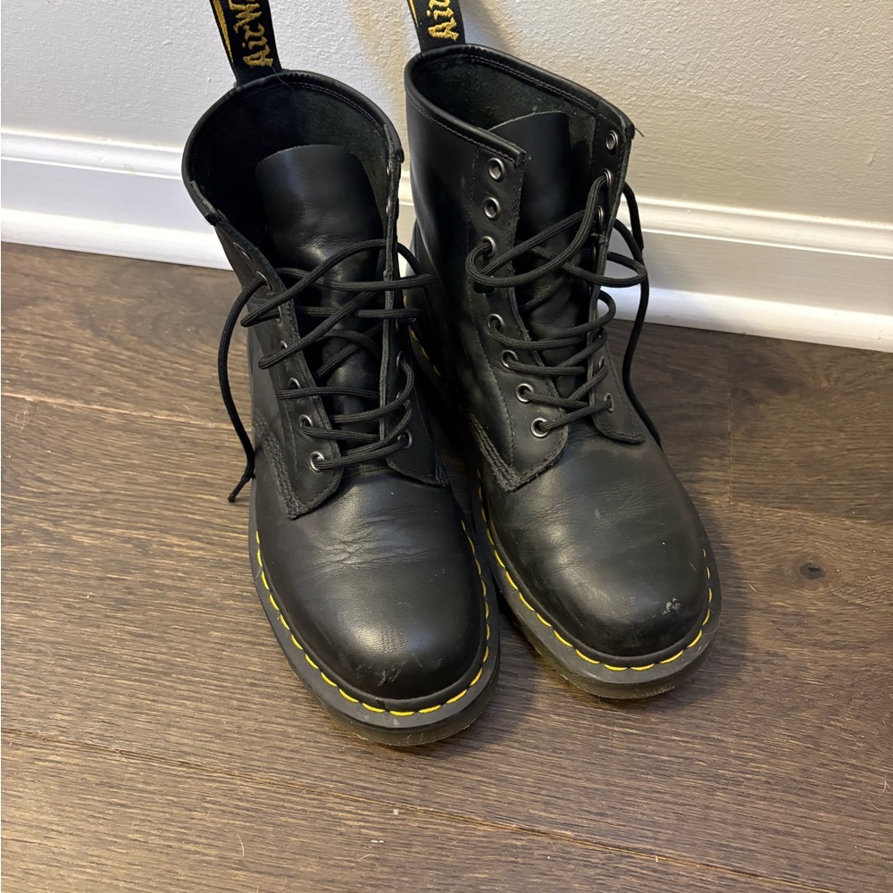 Dr. Martens Black Leather Boots